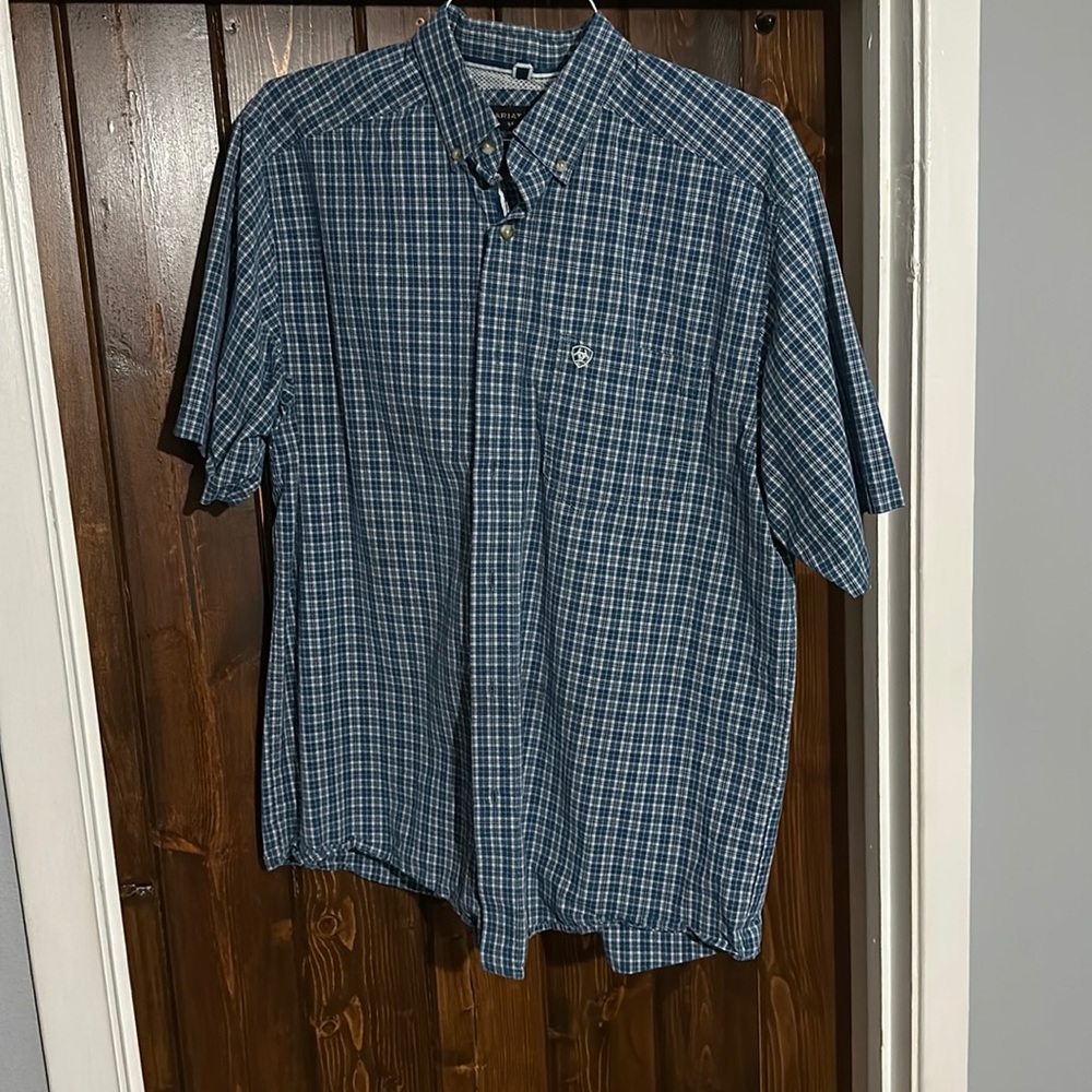 Men’s Ariat Pro Series Button Down Short Sleeve Shirt